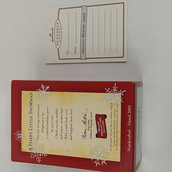 Hallmark A Happy Little Snowman Keepsake Ornament - Picture 10 of 12